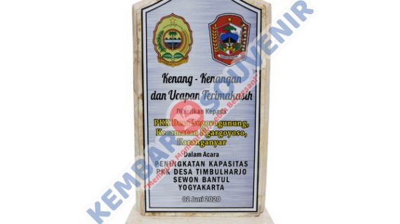 Plakat Akrilik Kotak Kabupaten Bantaeng