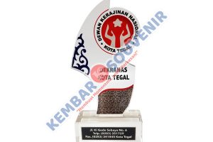 Model Piala Akrilik Kabupaten Pelalawan